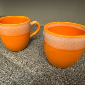Pair of ceramic coffee mugs (small)